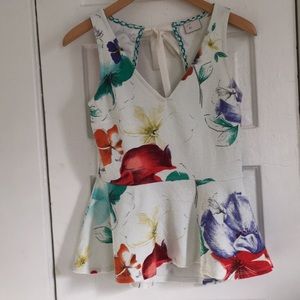 Anthropologie Peplum Top